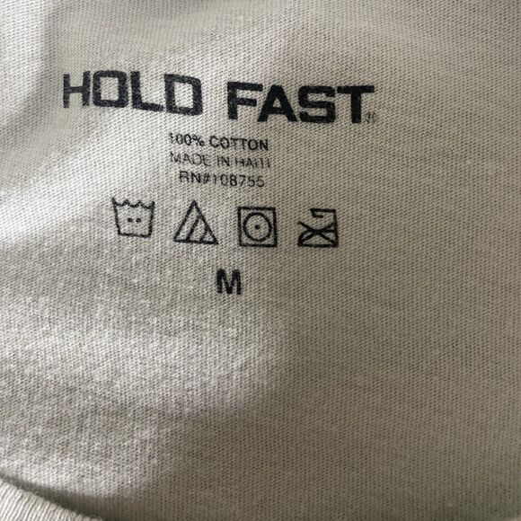 HOLD FAST T-Shirt We The People Constitution USA Flag Patriotic Mens M Gray - Picture 4 of 4